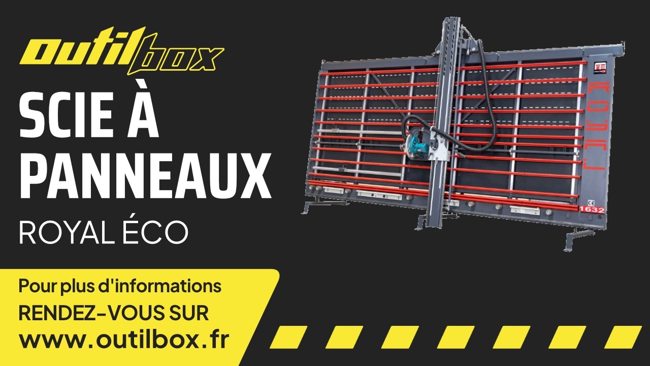 Scie à panneaux verticale bois Royal Eco VPE 1325 230V