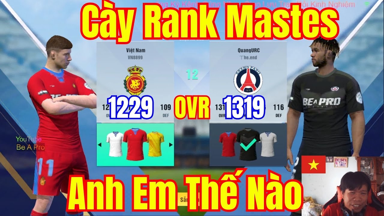 OVR 1230 Lên Rank Master Be A Pro Football | Build Đội Hình Cực Mạnh