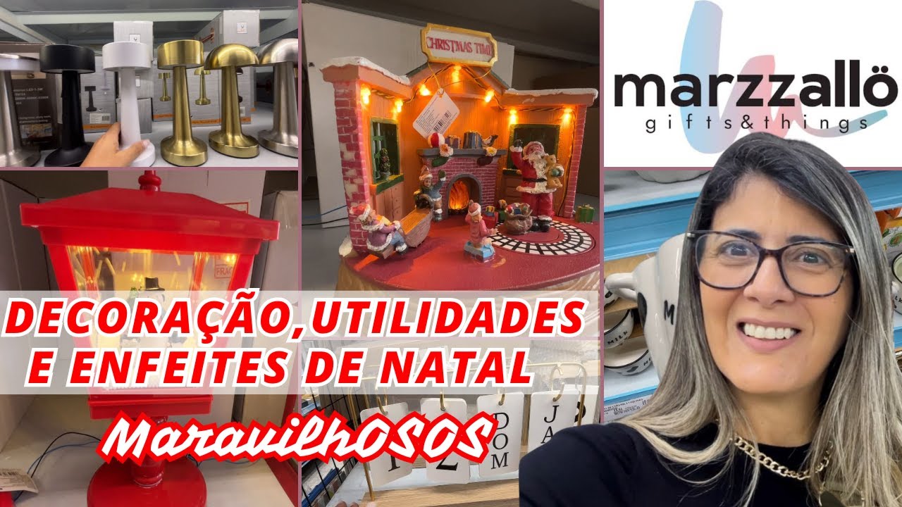 🏡TOUR NA MARZZALO | ACHADINHOS DECORAÇÃO, UTENSILIOS DOMESTICOS  E DECORAÇÃO PARA O NATAL 🎄
