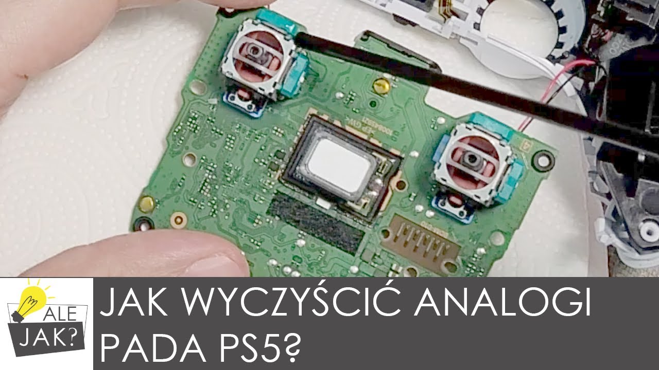 Jak wyczyścić analogi pada PS5? Jak naprawić driftowanie? (model CFI-ZCT1W) | alejaktozrobic