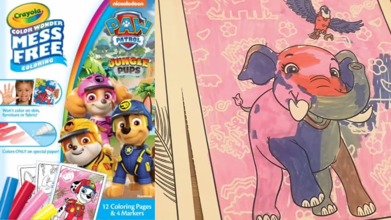 Paw Patrol: Jungle Pups Color Wonder Mess Free Coloring | Baby’s World | Baby is crazy!