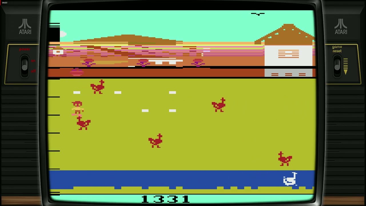 Farmyard Fun (Atari 2600) Gameplay | Rare European Exclusive Converted to NTSC