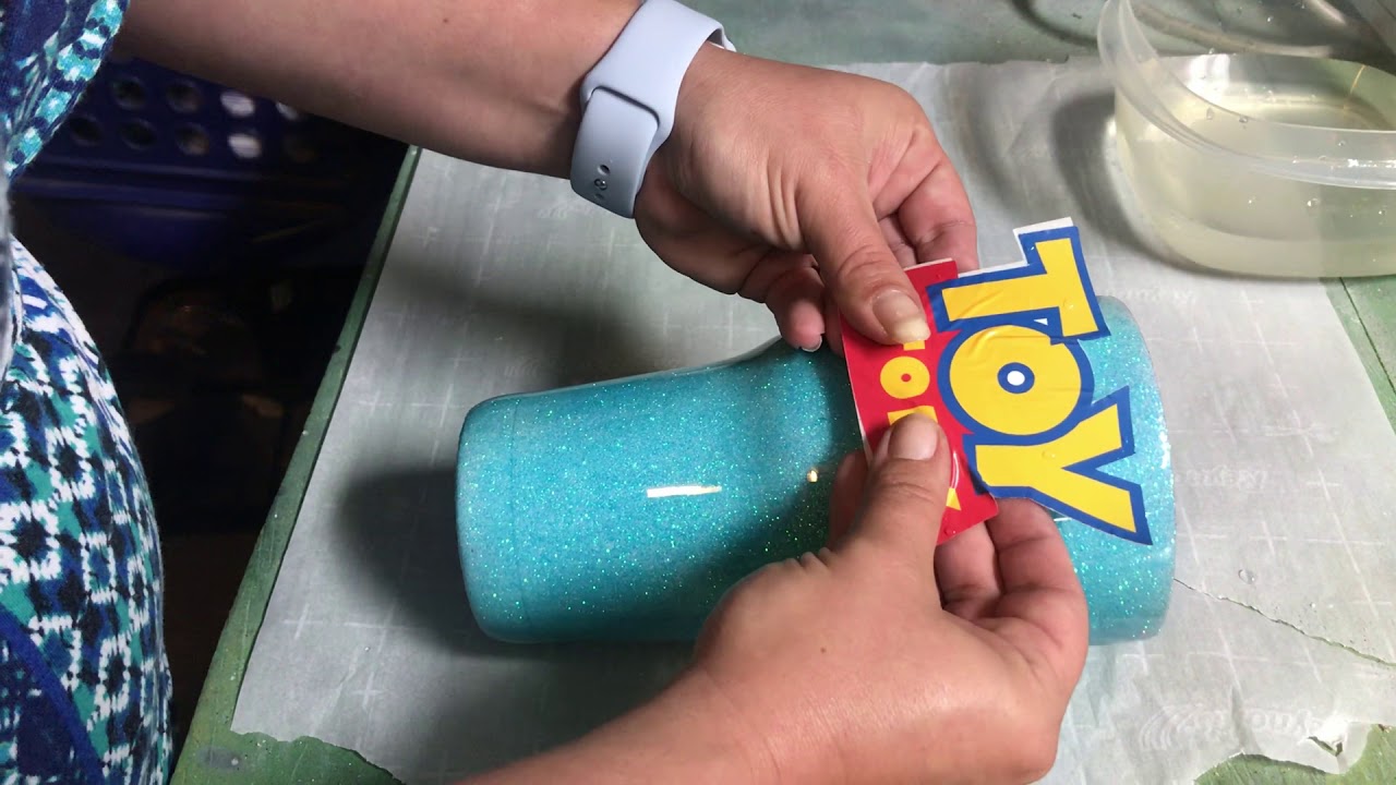 How to apply waterslide decals to tumblers