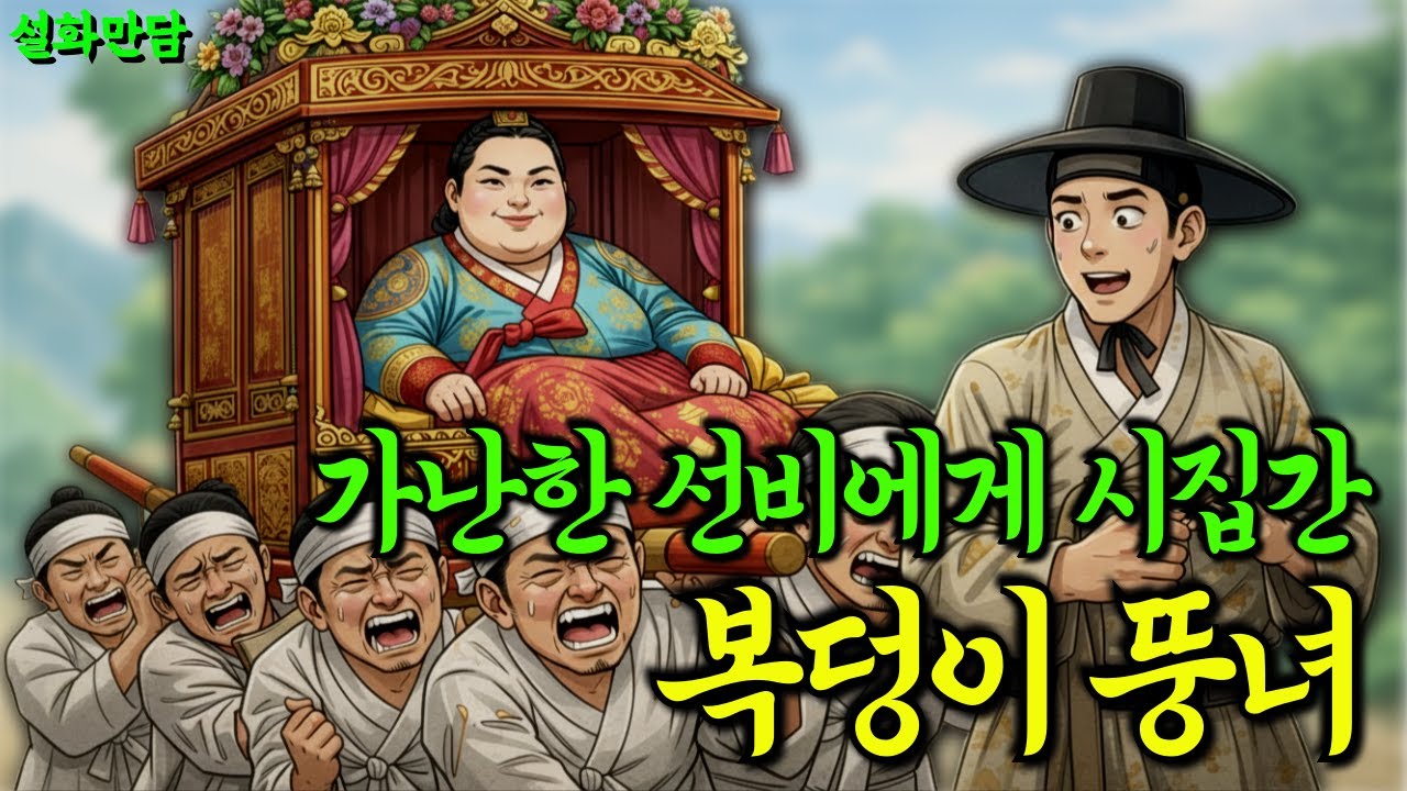 뚱뚱한 새댁 복례와 가난한 샌님 도윤의 이야기 | 야담|만담|전설|옛날이야기|사연