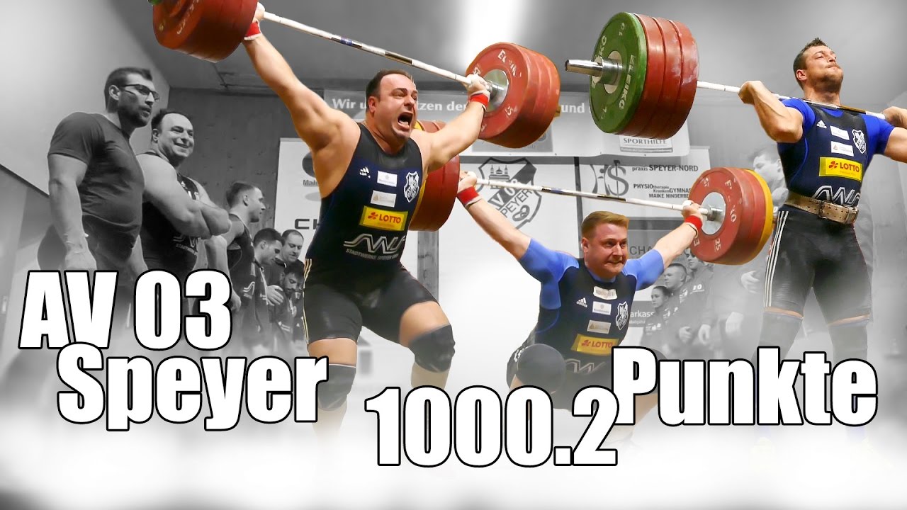 AV 03 Speyer 1000 Punkte! Gewichtheben Bundesliga 2017-11-03
