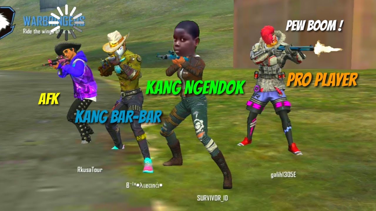 FREE FIRE BATTLEGROUNDS - MAIN TEAM DEATH MATCH BARENG PRO PLAYER !!!