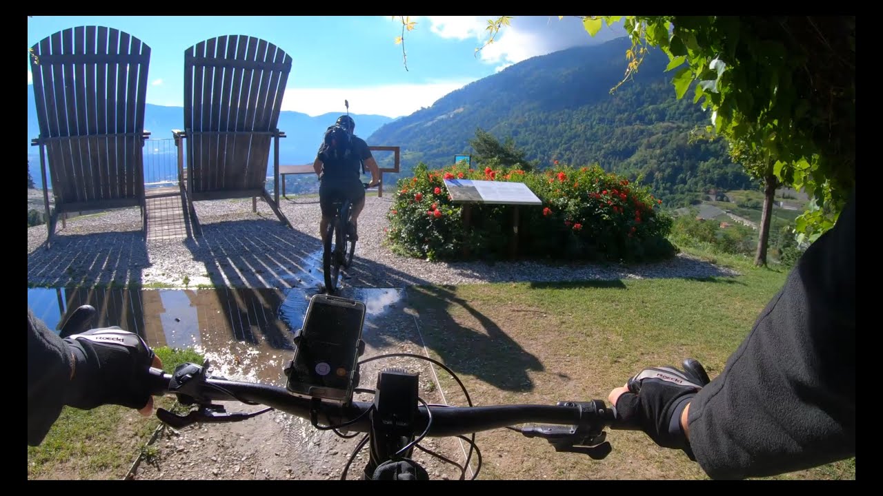 2022 AlpenX von Garmisch nach Riva. Tag 4, auf dem Rankipino-Trail von Naturns nach Cles.