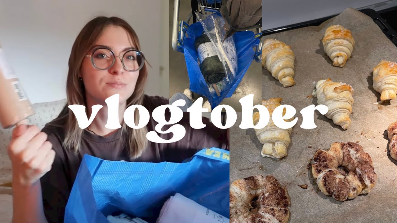 VIKEND VLOG 🛒✨ novi recepti, izlet u ikeu i napredak u stanu | VLOGTOBER