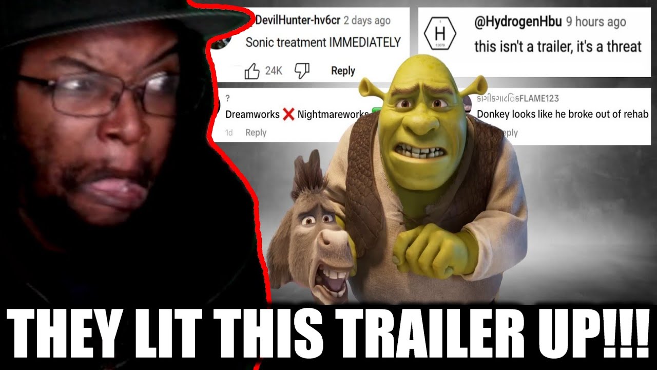 FUNNIEST Shrek 5 Trailer Comments (as a Song) Chat Music / DB Reaction