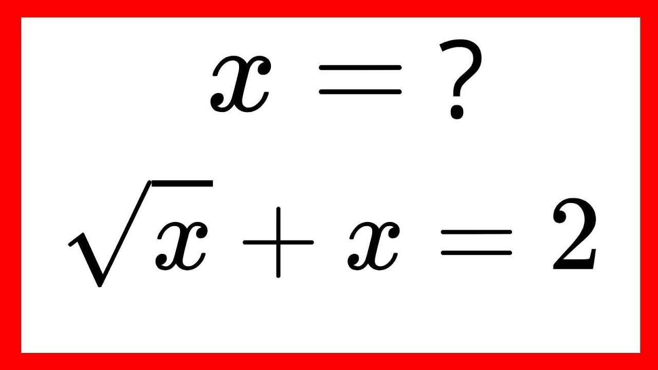 Solve for x. Is it possible?