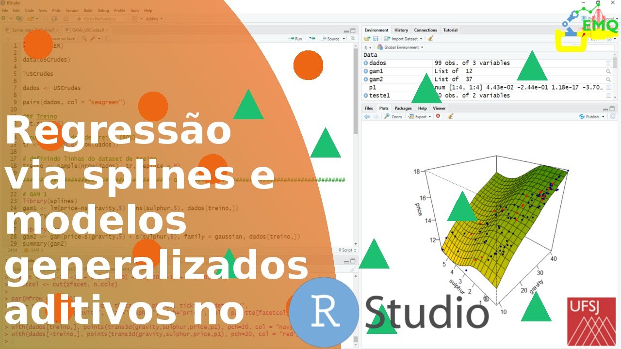 Regressão via splines e modelos generalizados aditivos na linguagem R