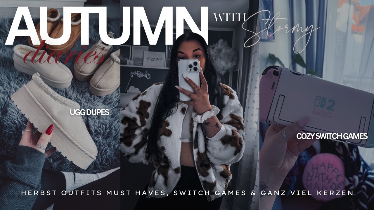 A COZY AUTUMN ERA🧸☕🤎: neue Herbst Outfits & making my home cozy | Stormynxghts