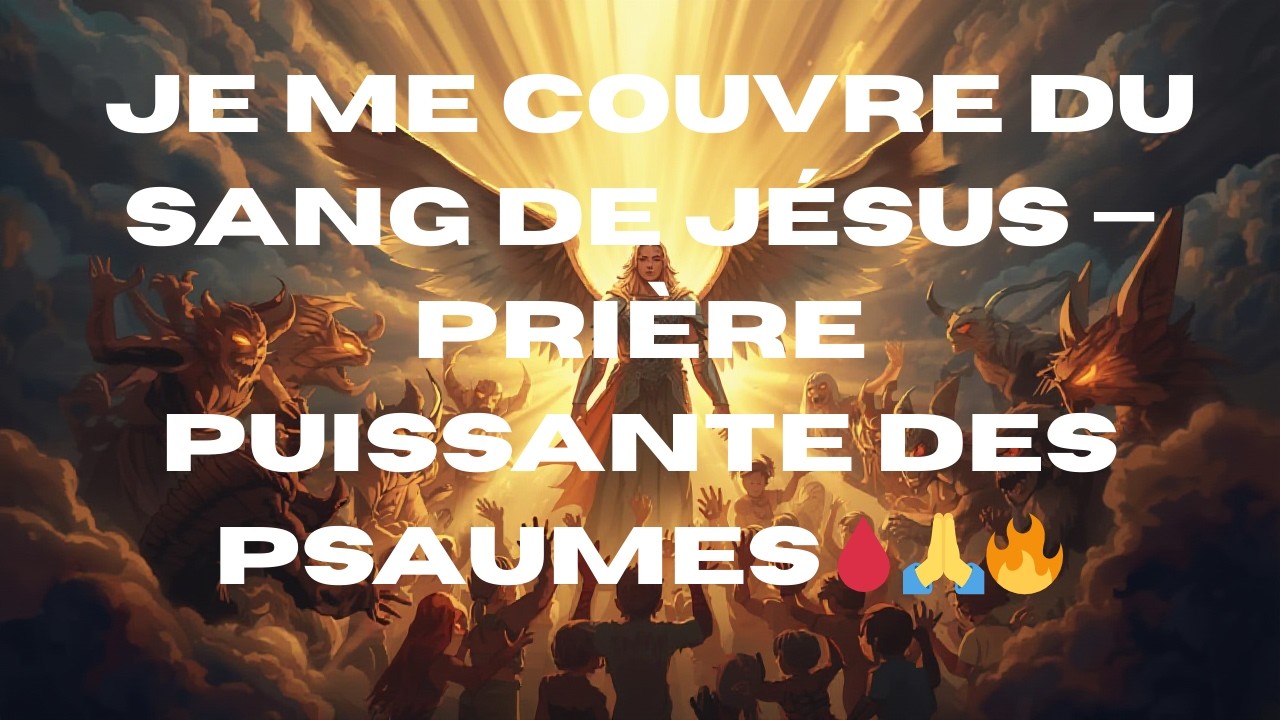Je me couvre du Sang de Jésus — Prière Puissante des Psaumes