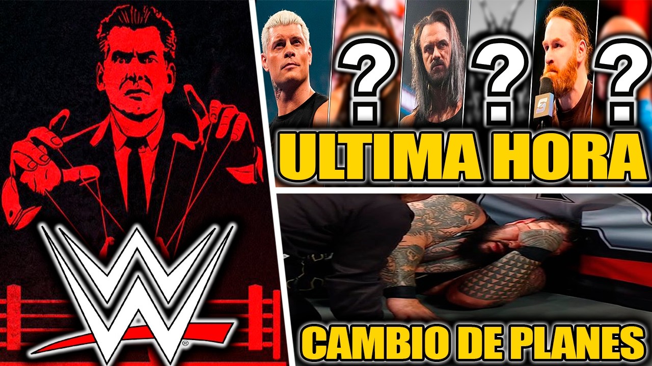Sorpresa para Drew McIntyre | Lesion de Bronson Reed Obliga a WWE | Vince McMahon COMPRA WWE?