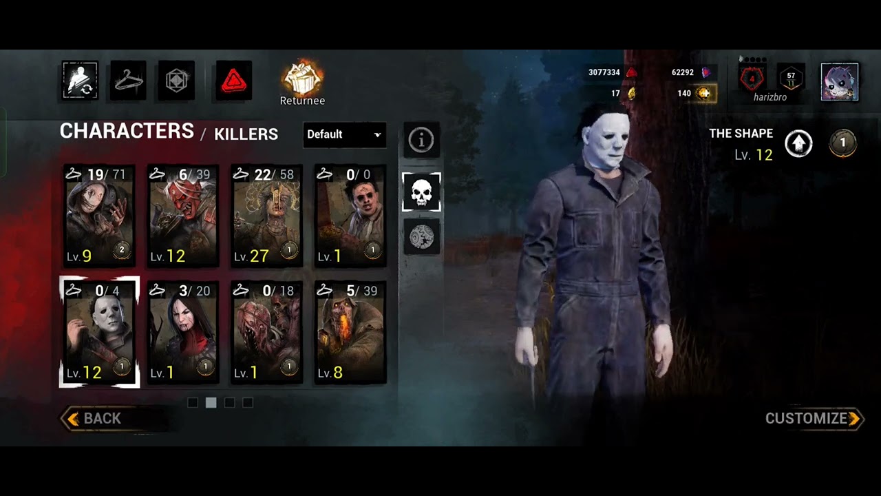 Dead By Daylight Mobile Netease | All Killers Character Last Update