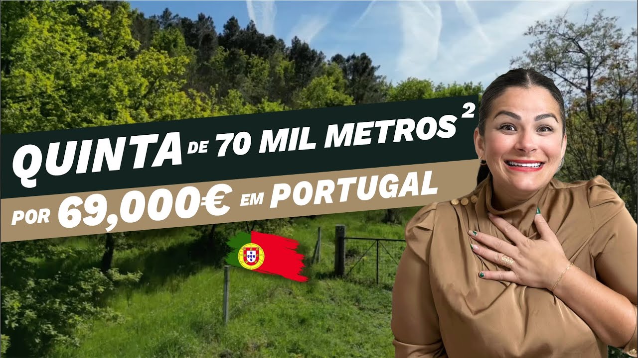 ESSA QUINTA DE 69 MIL EUROS EM PORTUGAL com FRUTOS E NASCENTES 🇵🇹