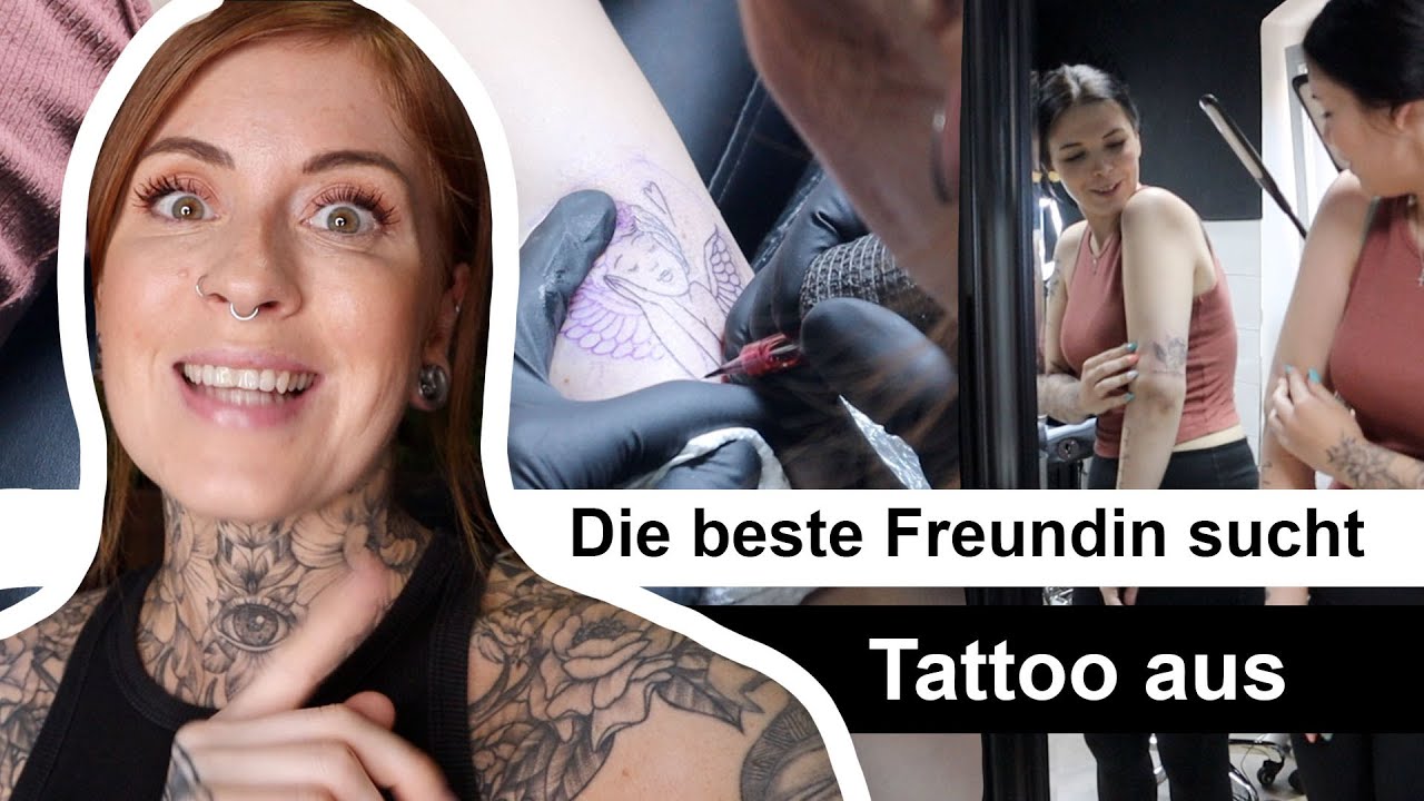 2 Tage die Lücken am Arm füllen + Die  beste Freundin wählt das Motiv aus 😱💕