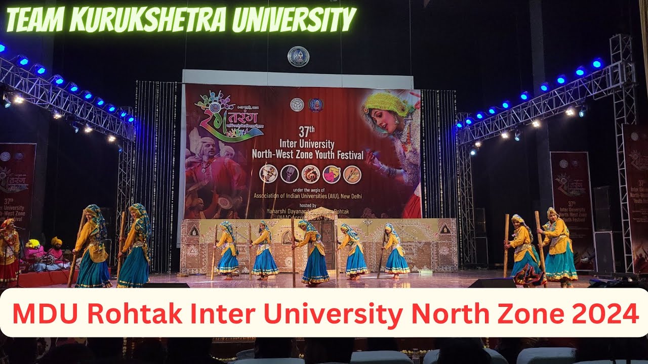 Kurukshetra university | Haryanvi Folk Dance Inter university MDU North Zone Youthfestival 2024
