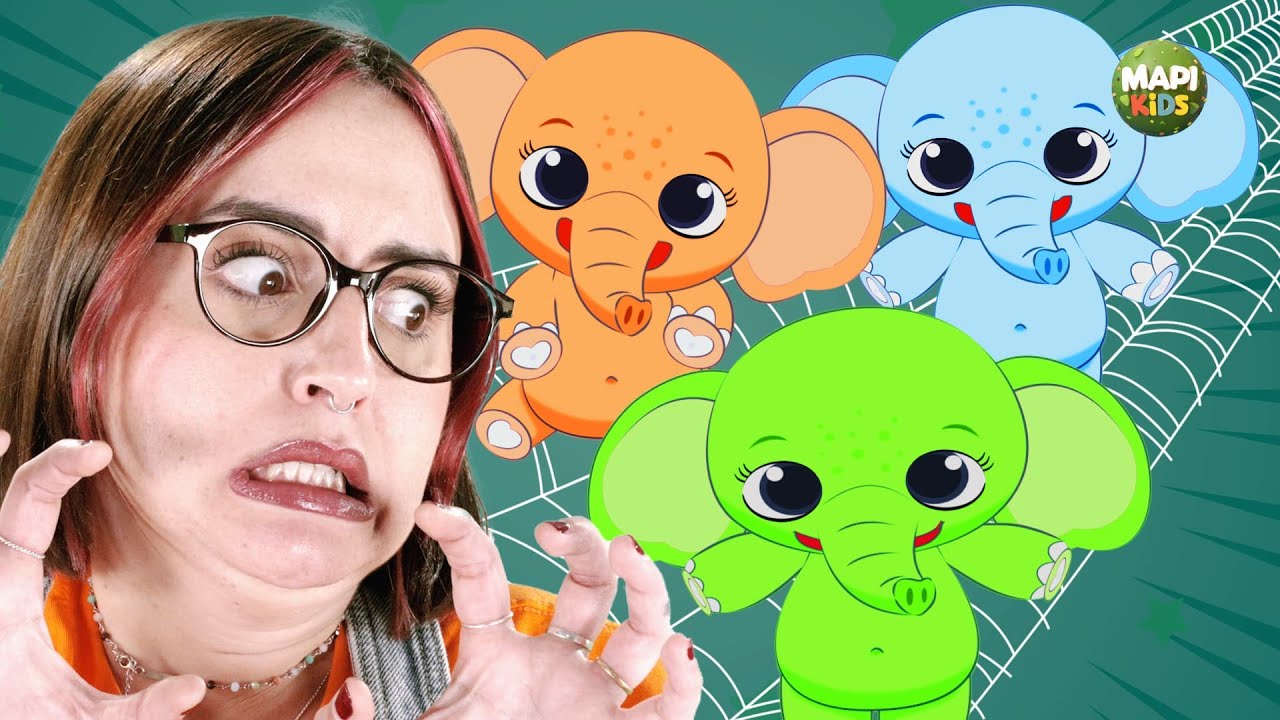 ¡Un Elefante se balanceaba! 🐘😂 Divertida Canción Infantil en Español | Mapi Kids