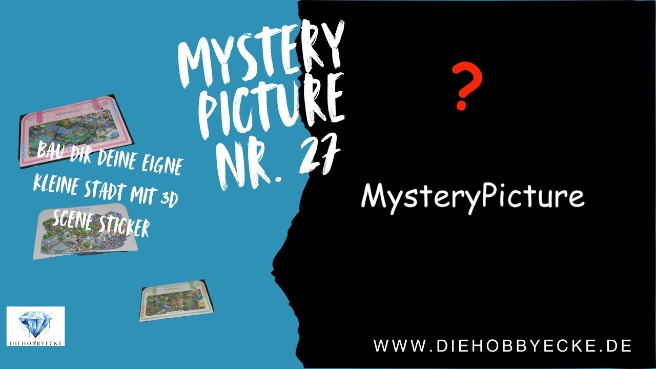 Diamond Painting - Journal 🖋️ #11 💎Mystery Picture Nr. 27 + baue deine kleine Stadt 🌆