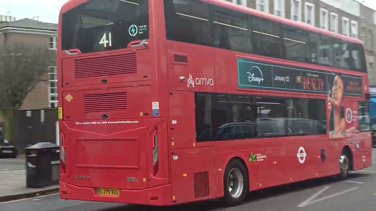 (Brand New) Arriva London EZ8e LJ75VZL Route 41 at Archway Station - 02/02/2026