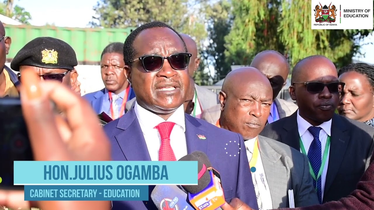 CS Ogamba thanks education stakeholders for the successful exam completion in Ikonge, Nyamira