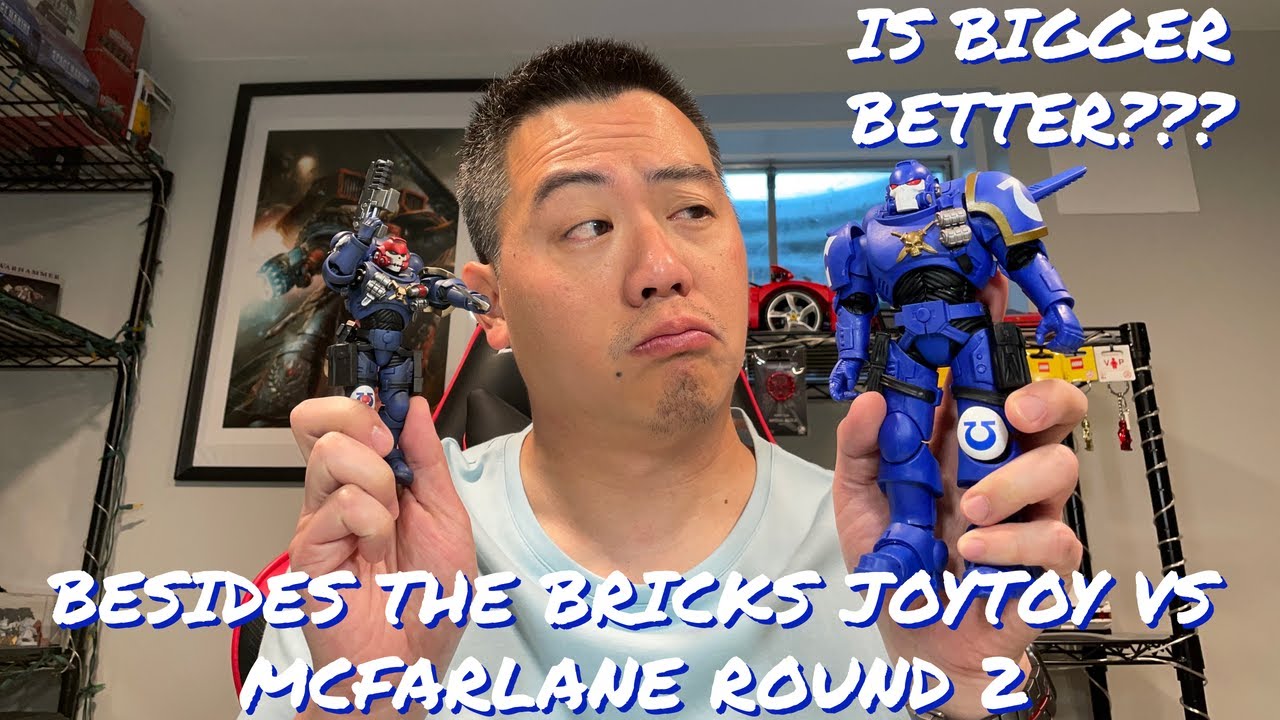 Unboxing & Review of McFarlane Primaris Reiver vs JoyToy's Primaris Reiver Besides the Bricks