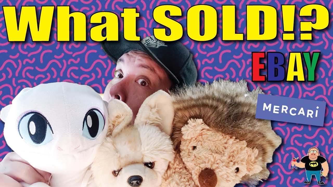Making MONEY selling plush and toys on Ebay and Mercari - What Sold April 2021