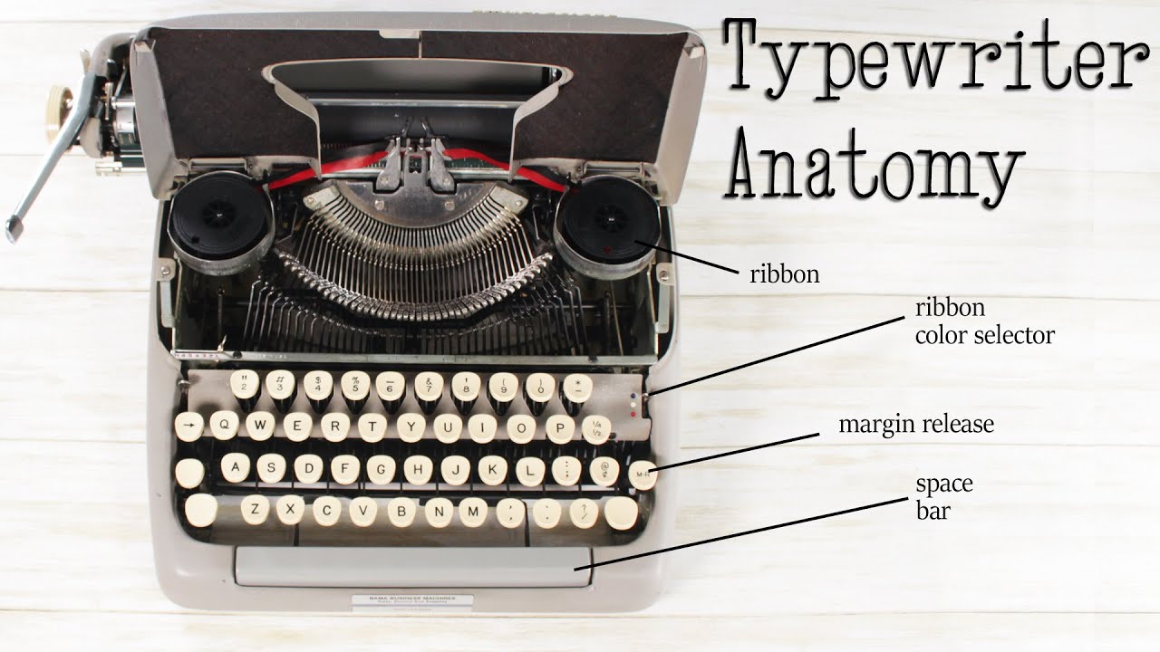 Typewriter 101: Typewriter Anatomy (how to use your typewriter!)