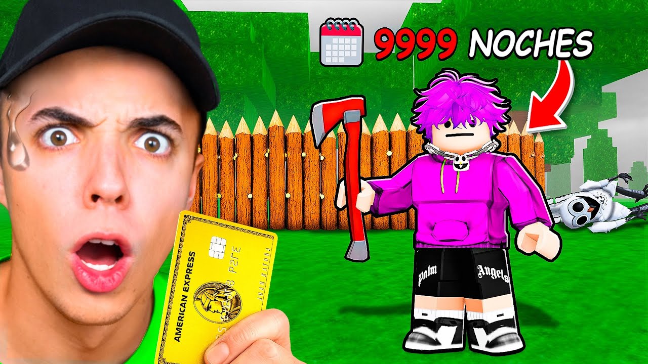 CONTRATÉ un PROFESIONAL de 99 NOCHES en el BOSQUE!🌲😱
