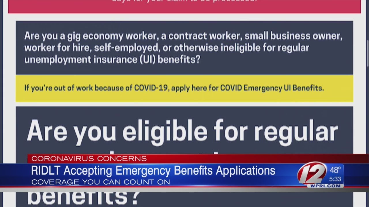 CARES Act unemployment benefits becoming available