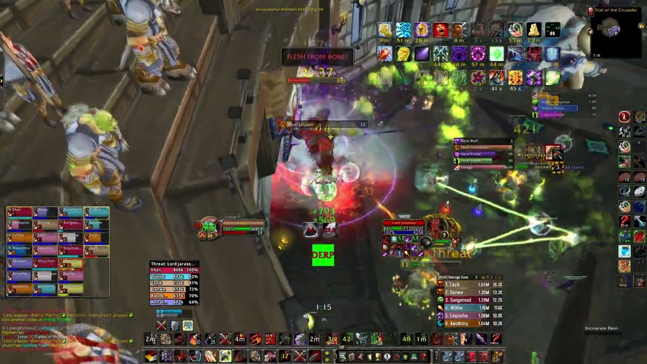 Fury Warrior 99.9% Parse | 25M Lord Jaraxxus | WotLK Classic