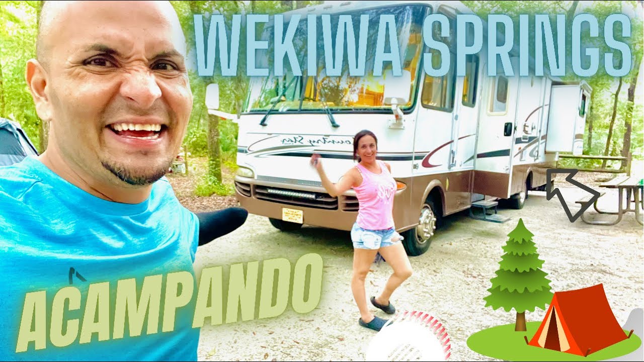Acampando en ORLANDO FL 🏕 Wekiwa State Park