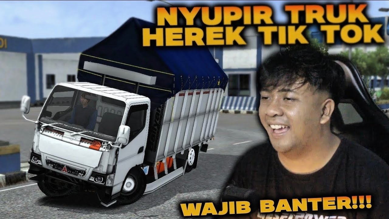 WAJIB BANTER!!! NYUPIR TRUK HEREX TIK TOK - Bussid