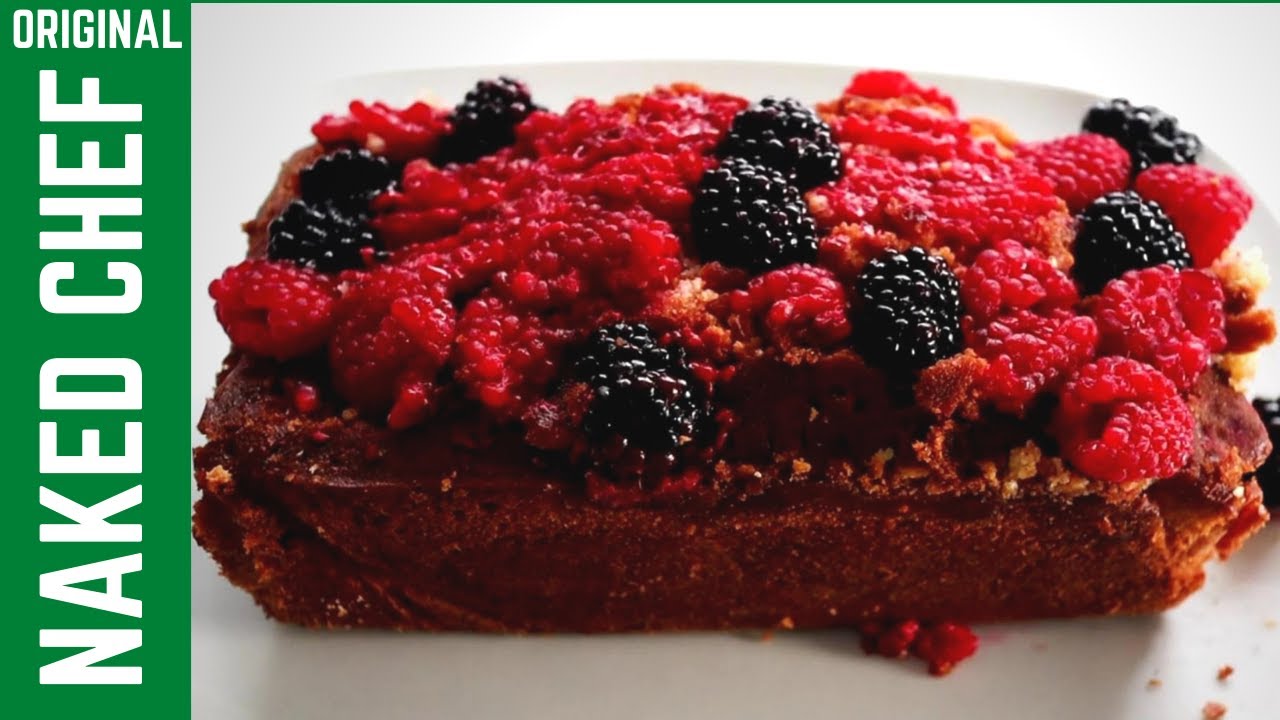 LEMON DRIZZLE CAKE with berries How to make recipe