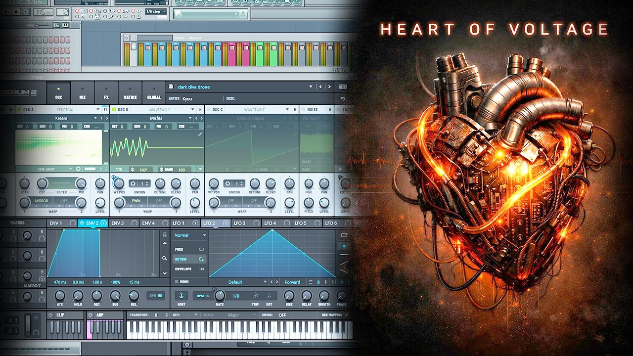 Heart of Voltage Presets Bank In Serum 2 / DIVA