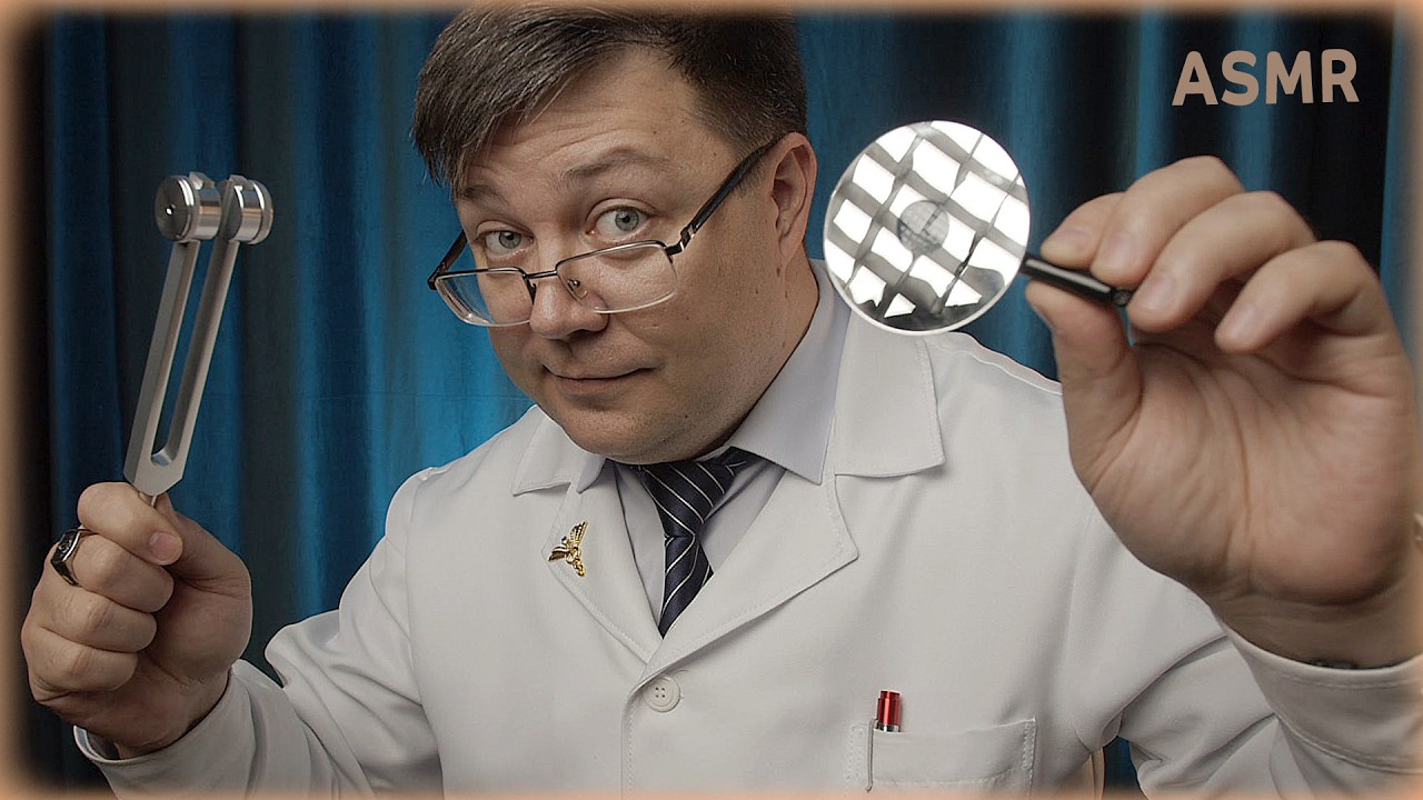АСМР ОСМОТР У ЛОР ВРАЧА  - Усыпляющий ОСМОТР 👨‍⚕️  Ролевая игра ASMR CLUB