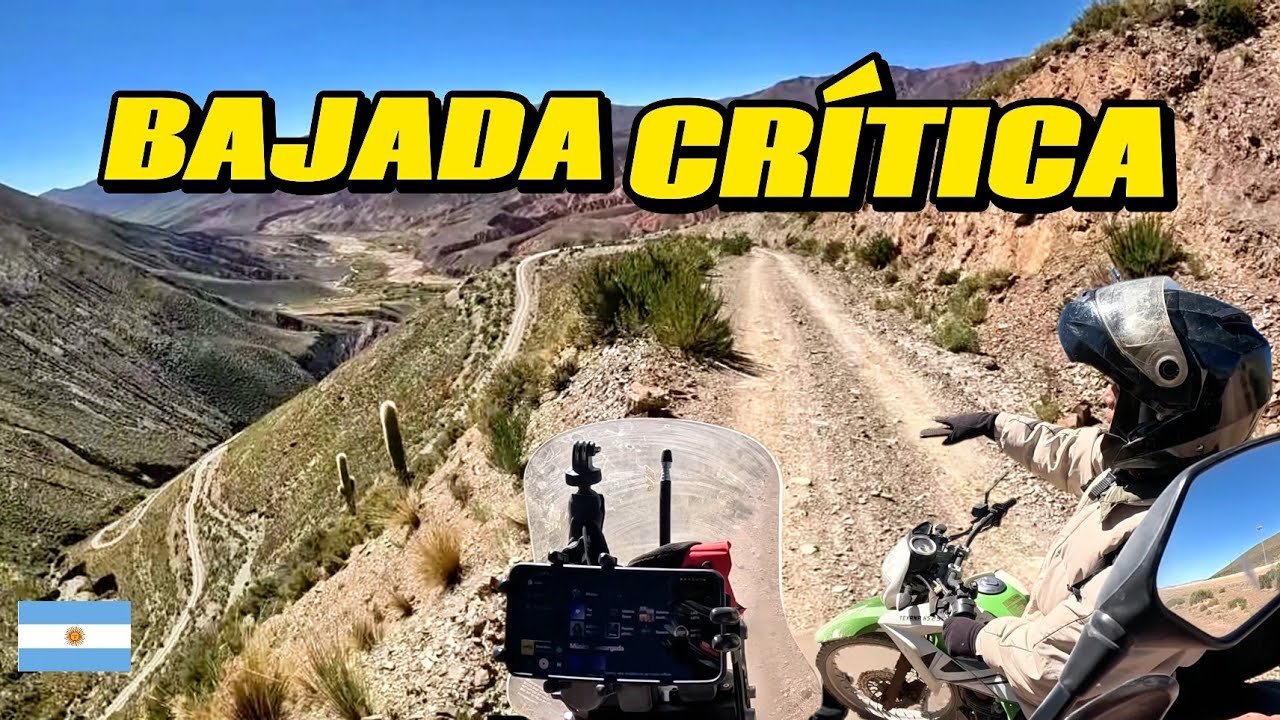 BAJADA CRÍTICA HORNOCAL A CIANZO EN MOTO- ARGENTINA- BUSCANDO LA RUTA-MOTOVIAJEROS-HONDA CRF300L