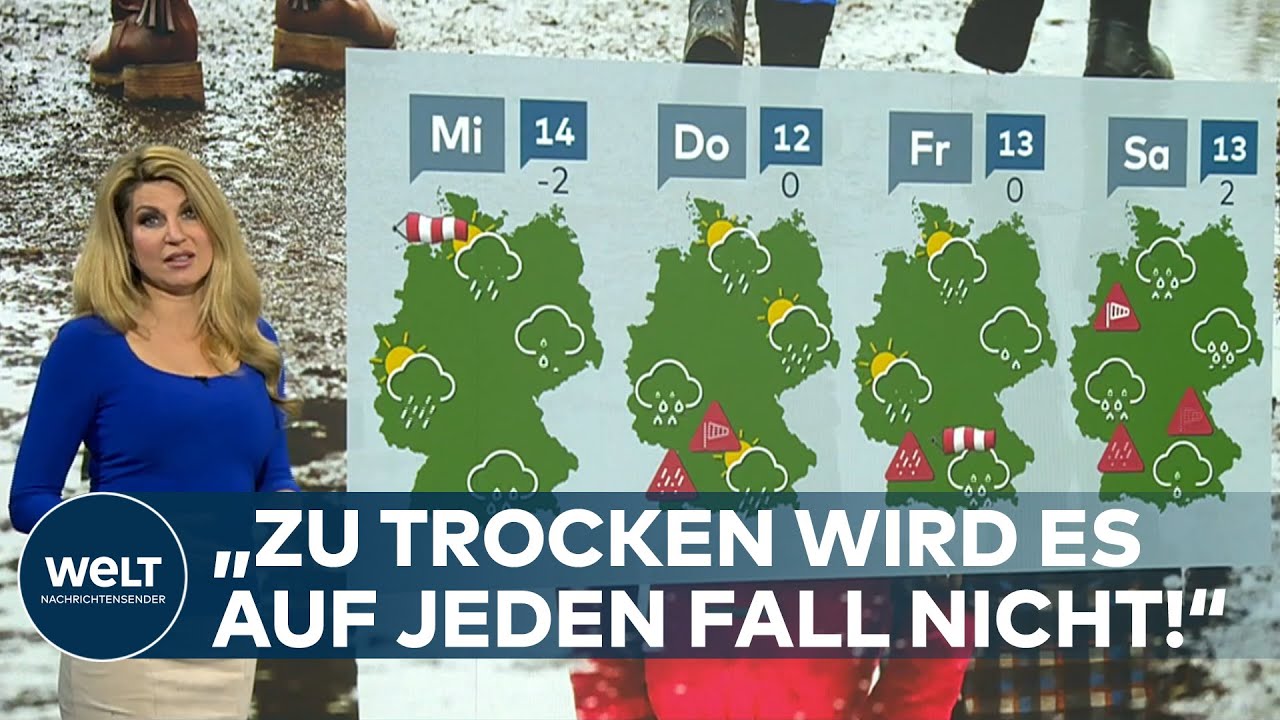 REGEN, REGEN, REGEN: Uns droht eine Horror-Wetterwoche | WELT Wetter
