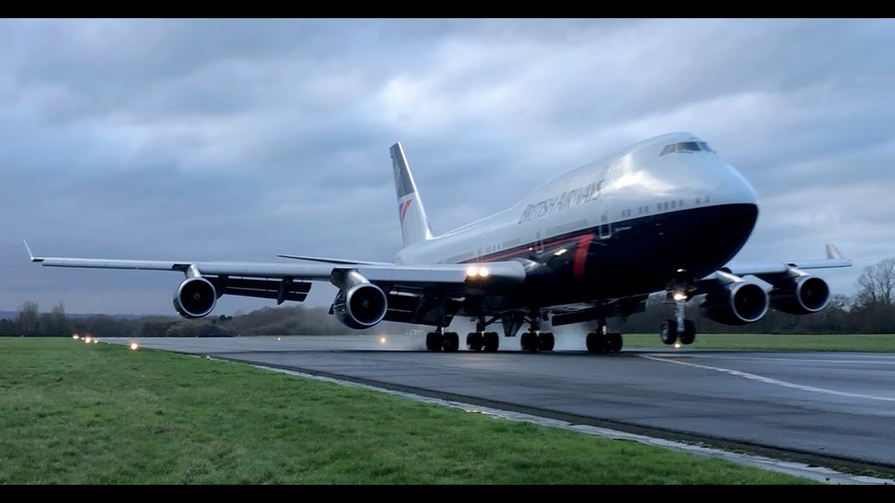 Final Flight of G-BNLY to Dunsfold