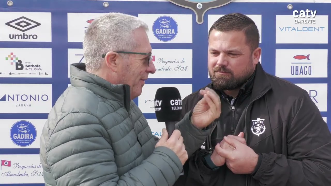 18.01.2026 ENTREVISTA POSTPARTIDO CON CHIQUI REYES ENTRENADOR DEL BARBATE CF