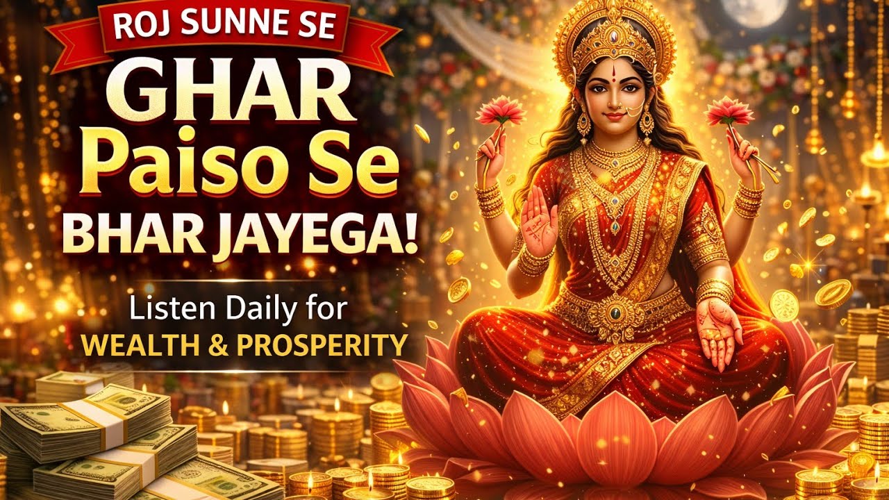 Powerful Mahalakshmi Mantra | Roz Sunne Se Dhan Ki Barkat Hogi | Maa Laxmi | New Music Time 