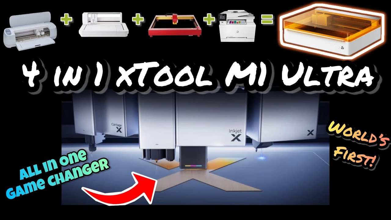 World&rsquo;s First: xTool M1 Ultra- 4 Machines in 1 - The Ultimate Crafting Machine