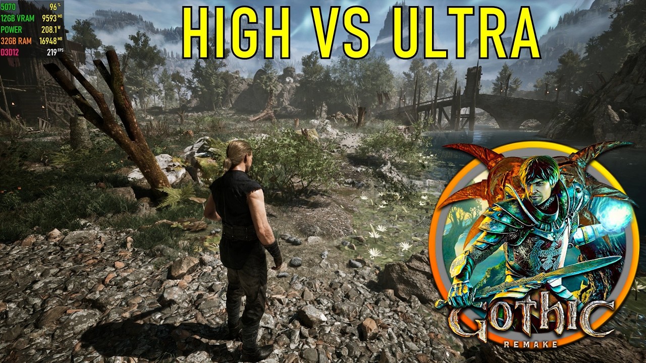 Gothic 1 Remake: HIGH vs ULTRA [UNREAL ENGINE 5]