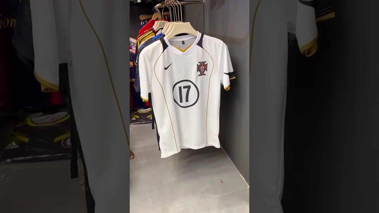 All India Delivery 🇮🇳 | Football Embroidery Logo Jerseys | #cr7 #messi #football #retro #legend