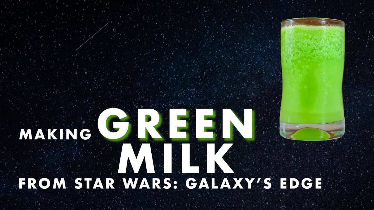 Galaxy's Edge Copycat Recipe – GREEN MILK!!