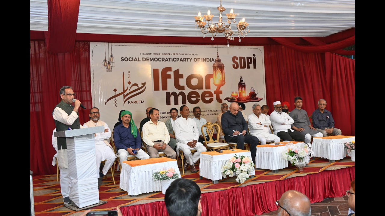 SDPI Hosts Iftar Get Together in New Delhi, Strengthening Bonds of Unity and Dialogue #ramzan