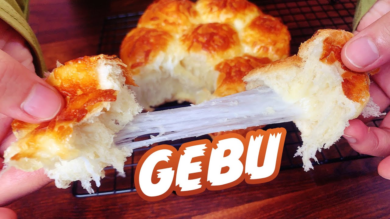 Roti manis gebu | Tanpa sebarang mesin | guna tangan pun lembut sangat