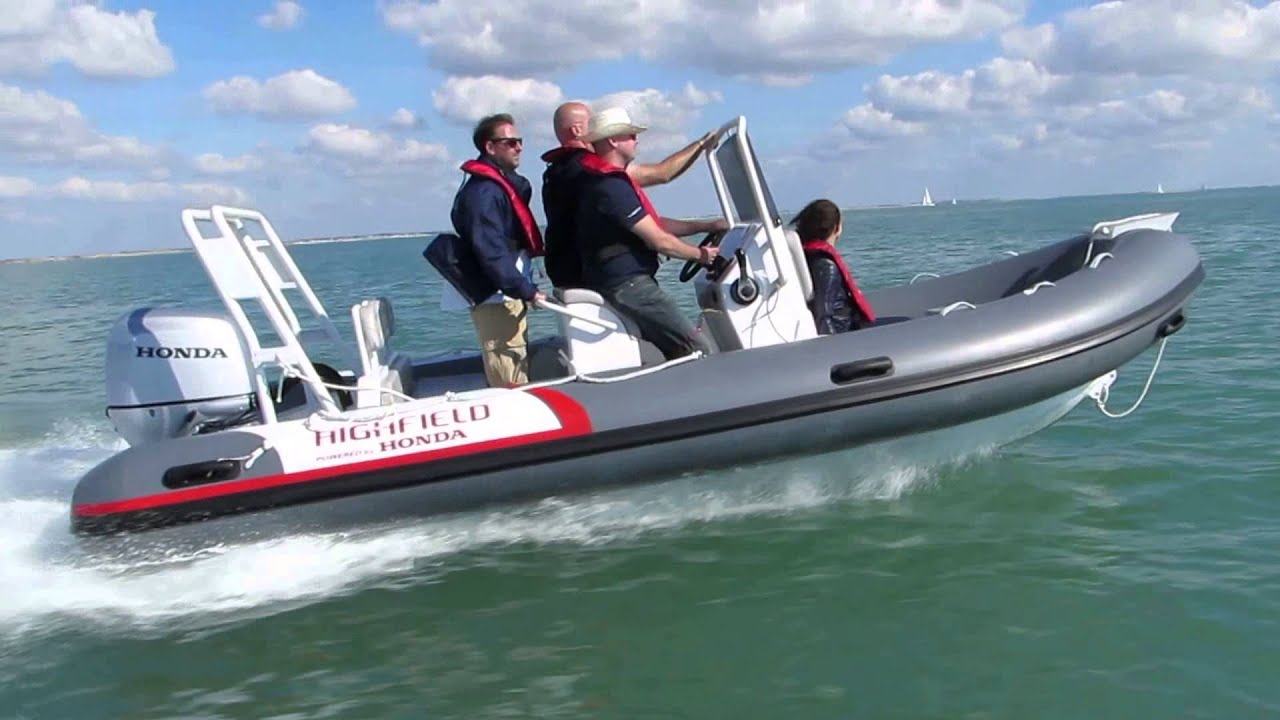 Алюминиевый РИБ HIGHFIELD OCEAN MASTER  540 DL + HONDA BF80 LU