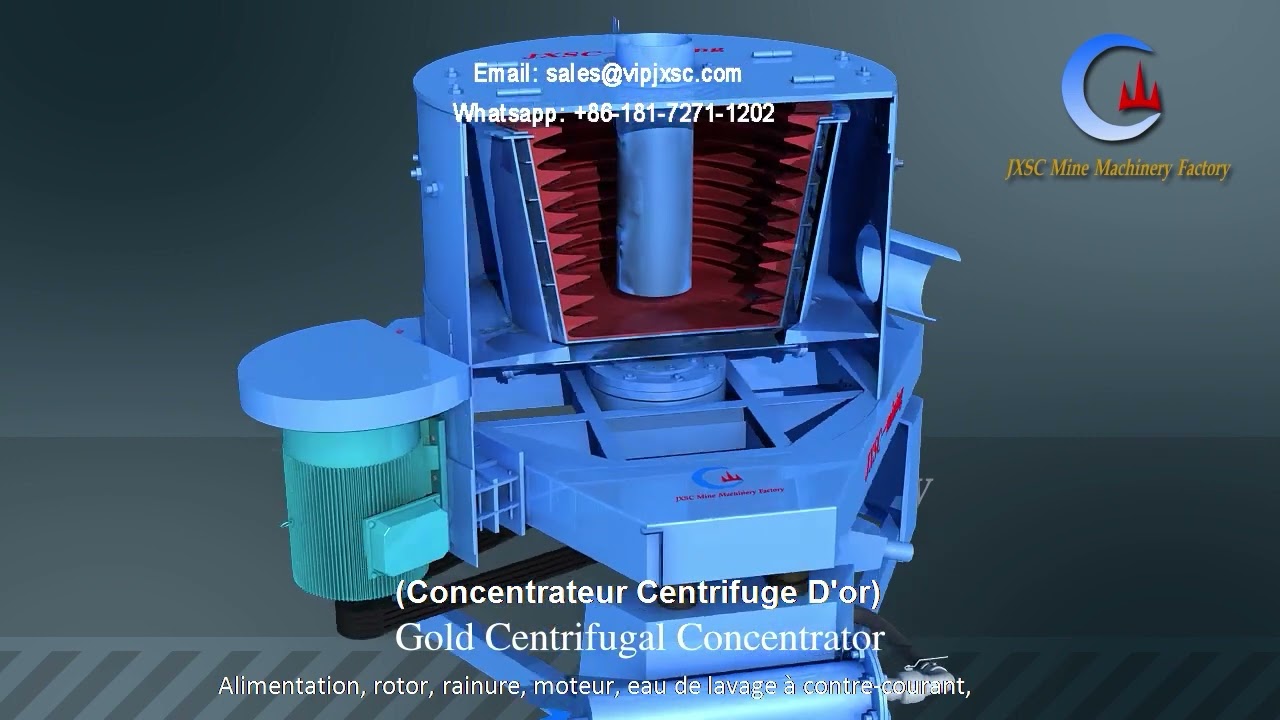 Comment Fonctionne Un Concentrateur Centrifuge D'or?